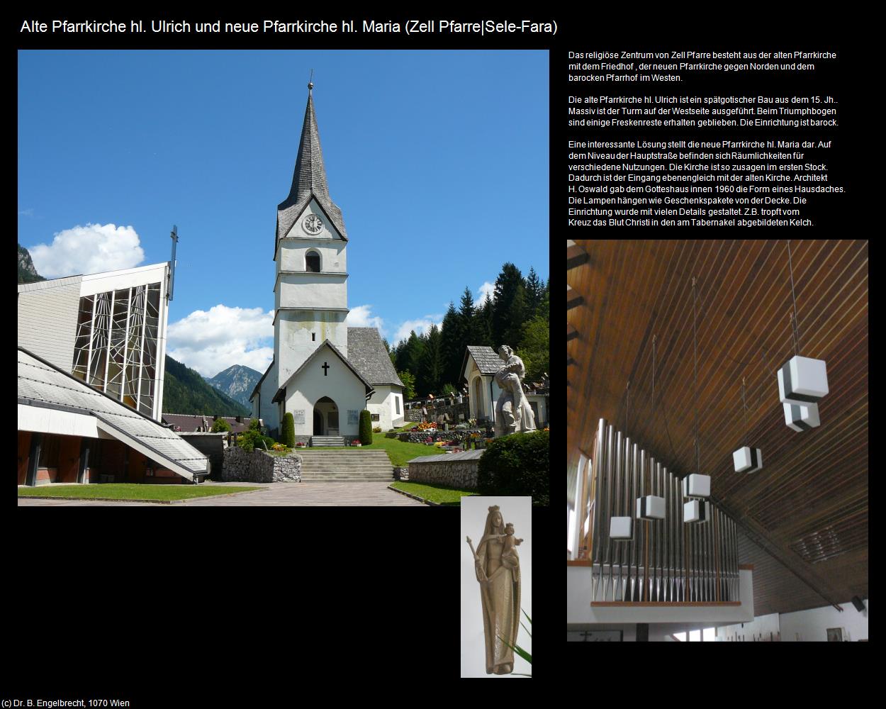 Alte und neue Pfk. (Zell Pfarre|Sele-Fara) in Kulturatlas-KÄRNTEN