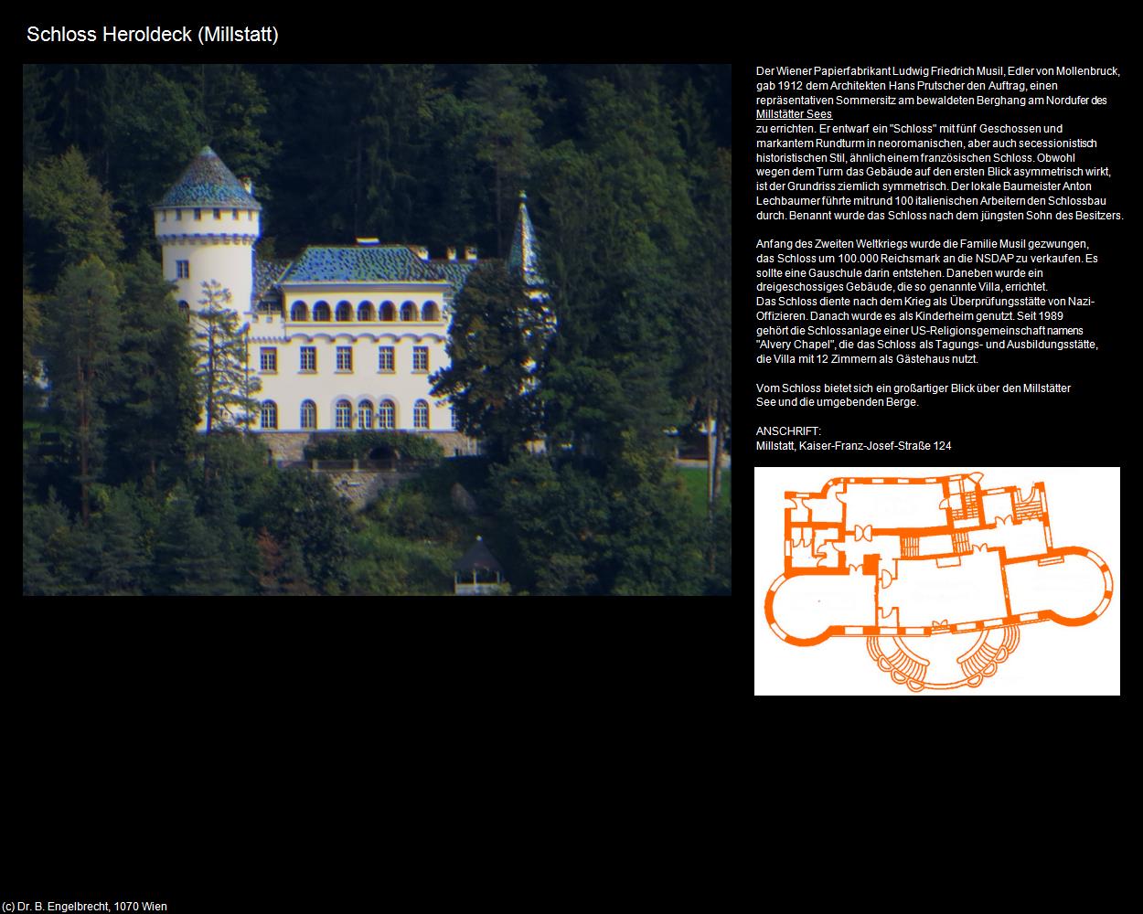 Schloss Heroldeck  (Millstatt) in Kulturatlas-KÄRNTEN(c)B.Engelbrecht