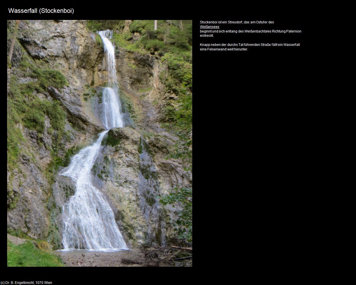 Wasserfall  (Stockenboi) in Kulturatlas-KÄRNTEN(c)B.Engelbrecht