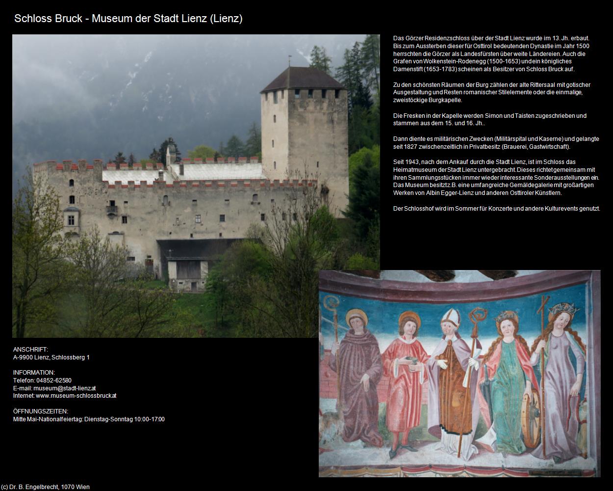 Schloss Bruck und Museum der Stadt Lienz (Lienz) in Kulturatlas-TIROL