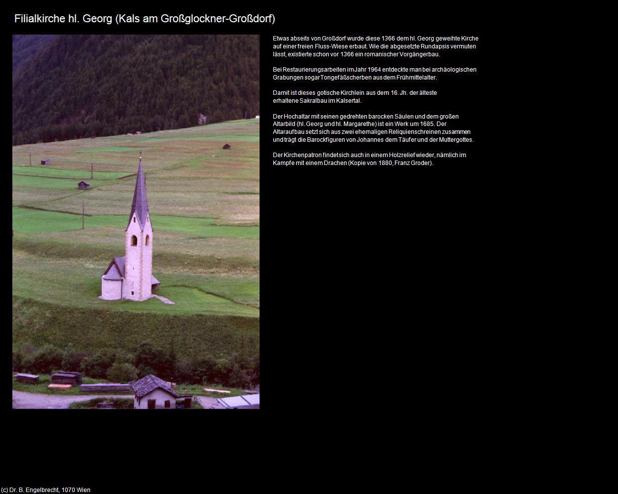 Fk. hl. Georg (Kals am Großglockner) in Kulturatlas-TIROL