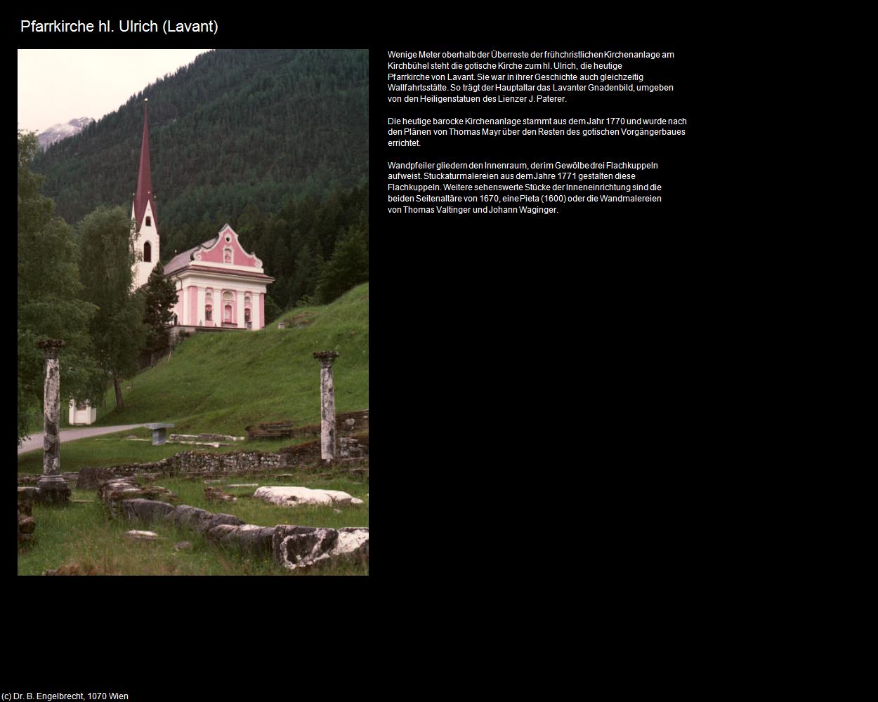 Pfk. hl. Ulrich (Lavant) in Kulturatlas-TIROL