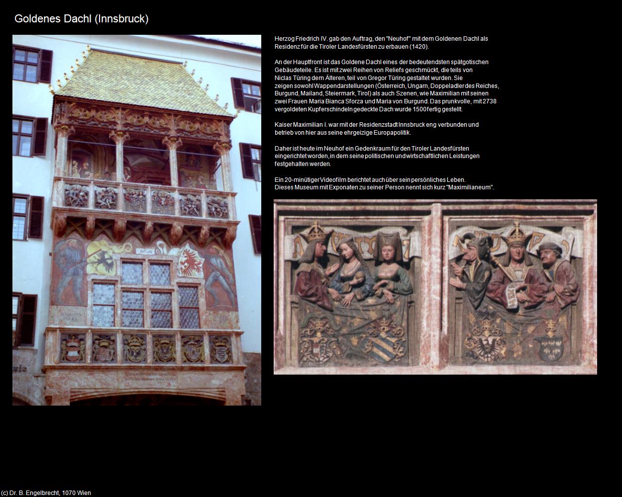 Goldenes Dachl (Innsbruck) in Kulturatlas-TIROL