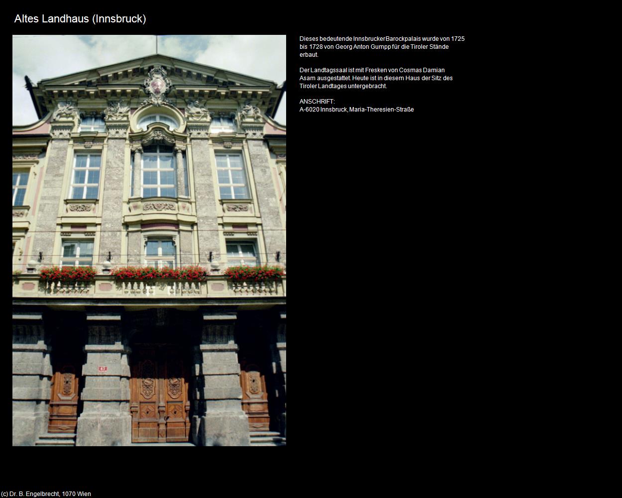 Altes Landhaus (Innsbruck) in Kulturatlas-TIROL