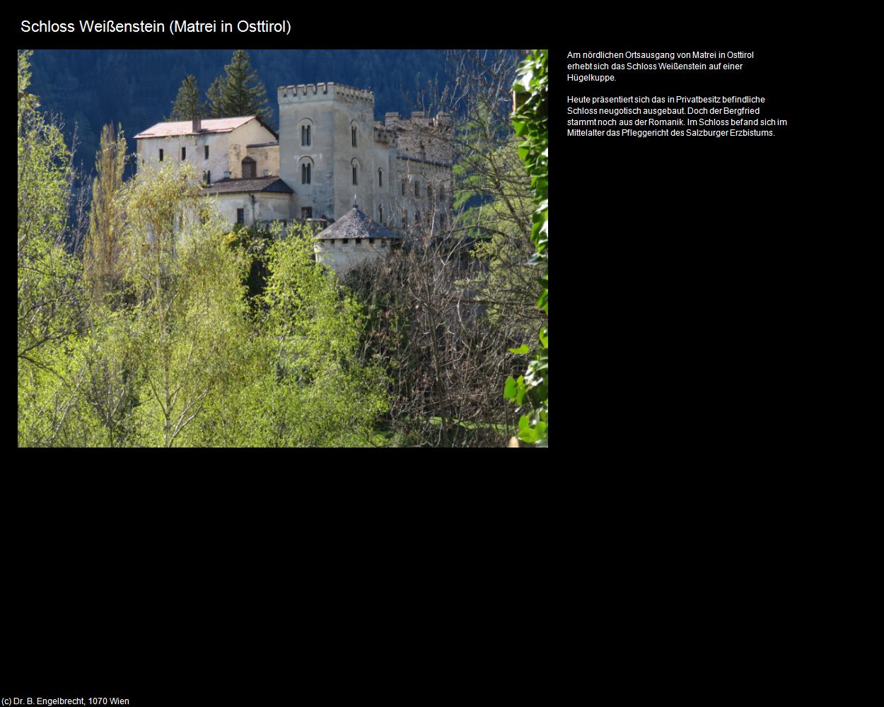 Schloss Weißenstein (Matrei in Osttirol) in Kulturatlas-TIROL