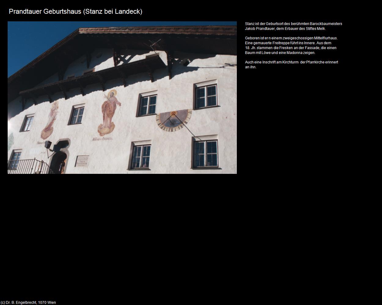 Prandtauer Geburtshaus (Stanz bei Landeck) in Kulturatlas-TIROL