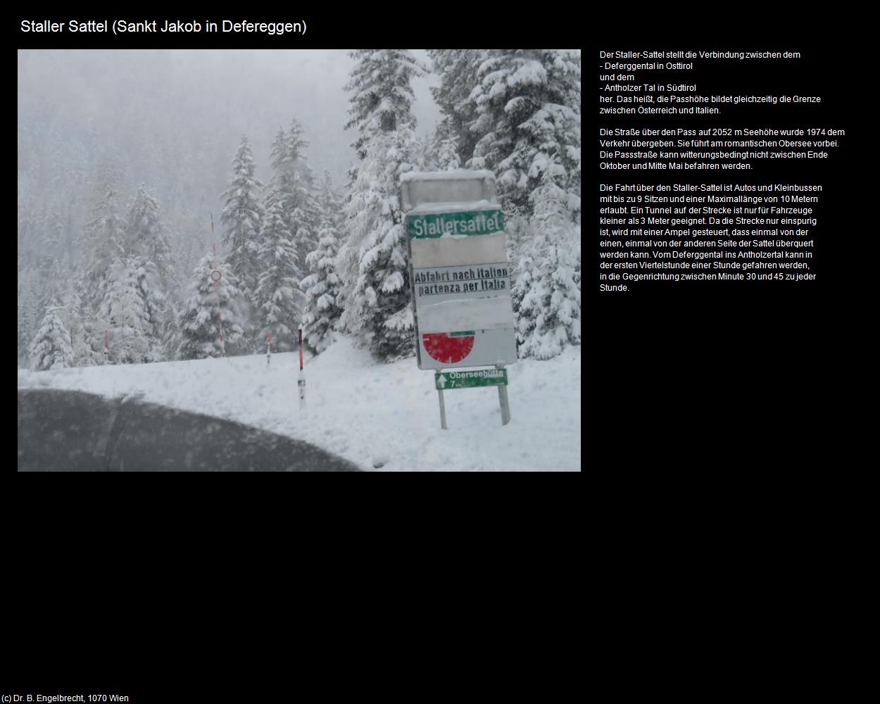 Staller Sattel (Erlsbach) (Sankt Jakob in Defereggen) in Kulturatlas-TIROL