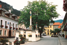 Hauptplatz und Blasmusik-Museum  (Oberwölz)