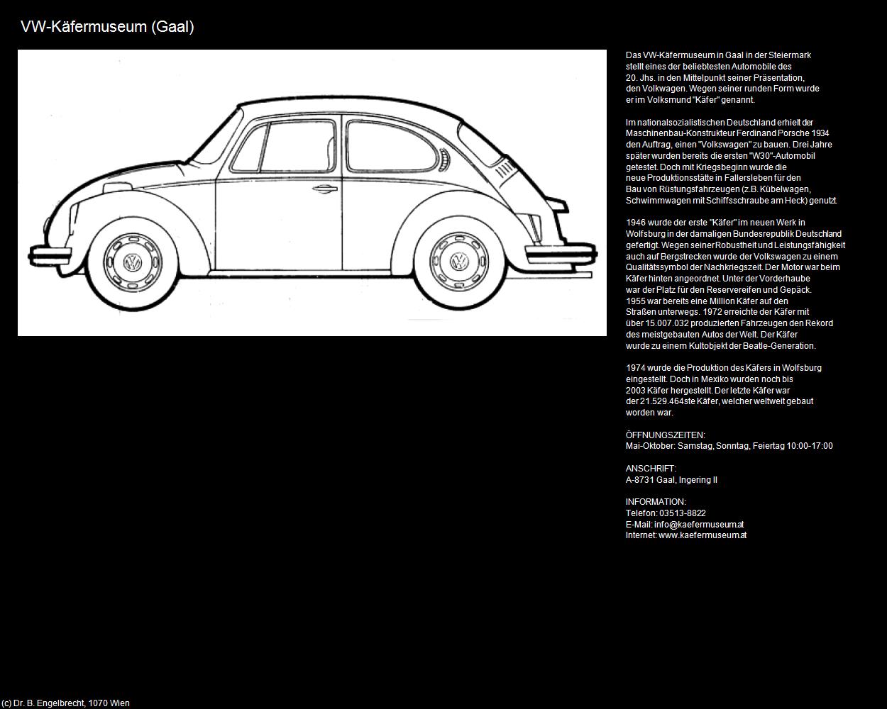 VW-Käfermuseum  (Gaal) in Kulturatlas-STEIERMARK