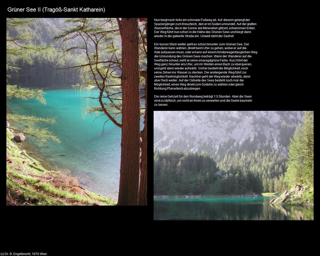 Grüner See II (Tragöß-Sankt Katharein) in Kulturatlas-STEIERMARK