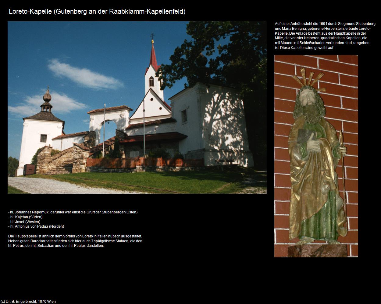 Loreto-Kapelle (Gutenberg an der Raabklamm) in Kulturatlas-STEIERMARK