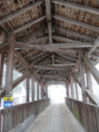 Straßenbrücke Blos und der Mittelpunkt Osttirols (Hopfgarten in Defereggen) (Hopfgarten in Defereggen)