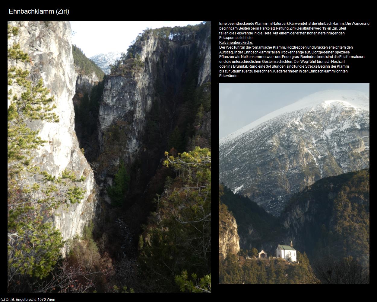 Ehnbachklamm (Zirl) in Kulturatlas-TIROL(c)B.Engelbrecht