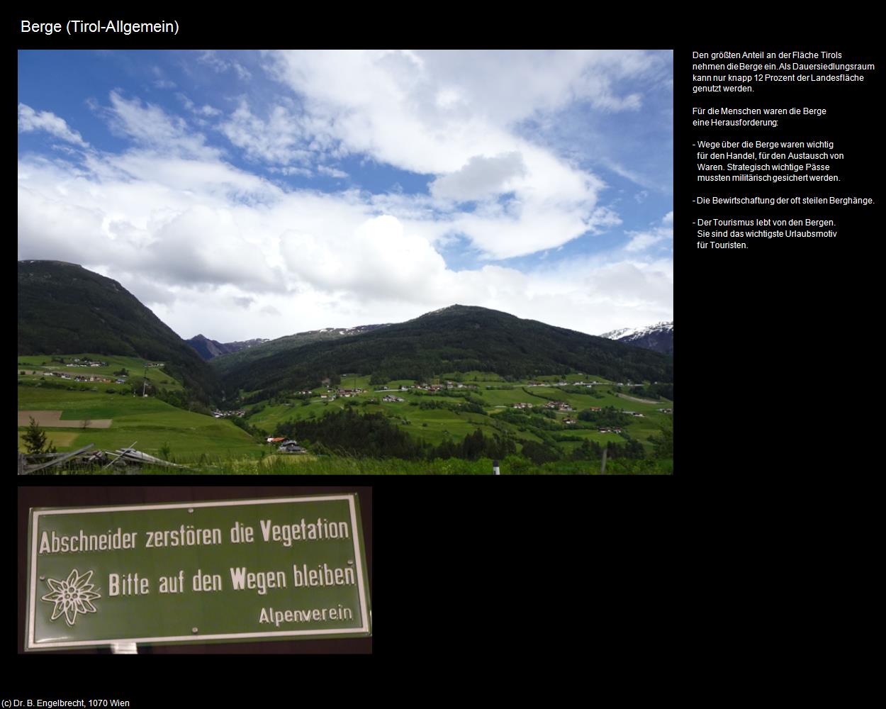 Berge (+Allgemeines) in Kulturatlas-TIROL