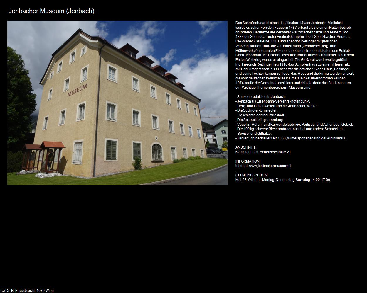 Jenbacher Museum (Jenbach) in Kulturatlas-TIROL