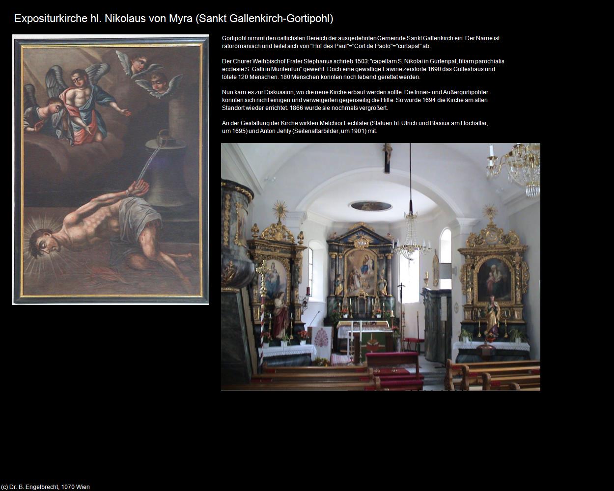 Expositurk. hl. Nikolaus von Myra (Gortipohl/Sankt Gallenkirch) in Kulturatlas-VORARLBERG