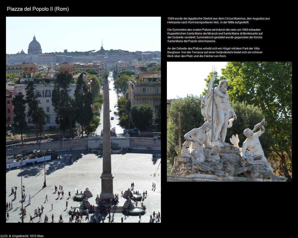 Piazza del Popolo II (Rom-03-Spanische Treppe und Umgebung) in ROM