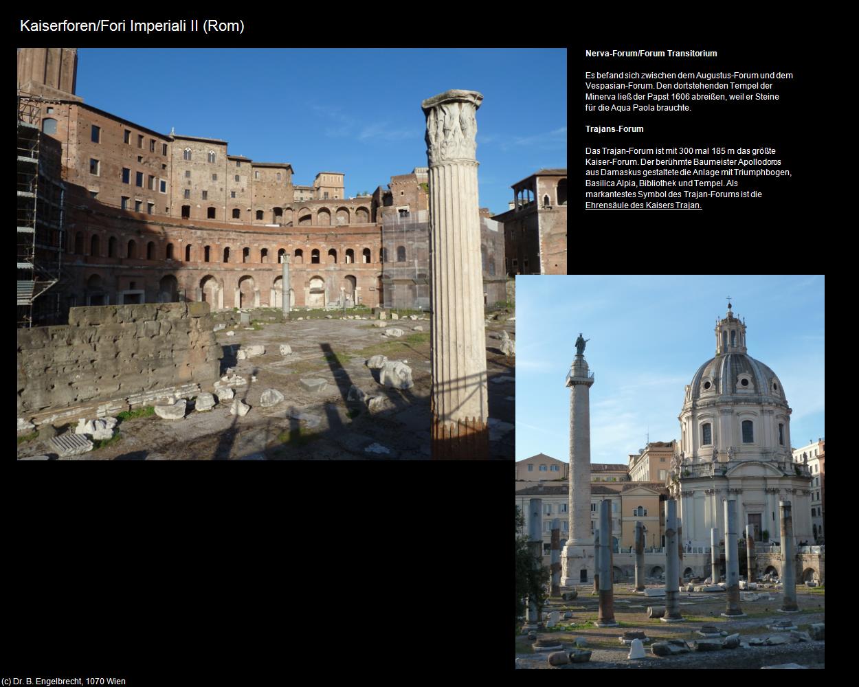 Kaiserforen/Fori Imperiali II (Rom-04-Forum Romanum und Umgebung) in ROM(c)B.Engelbrecht