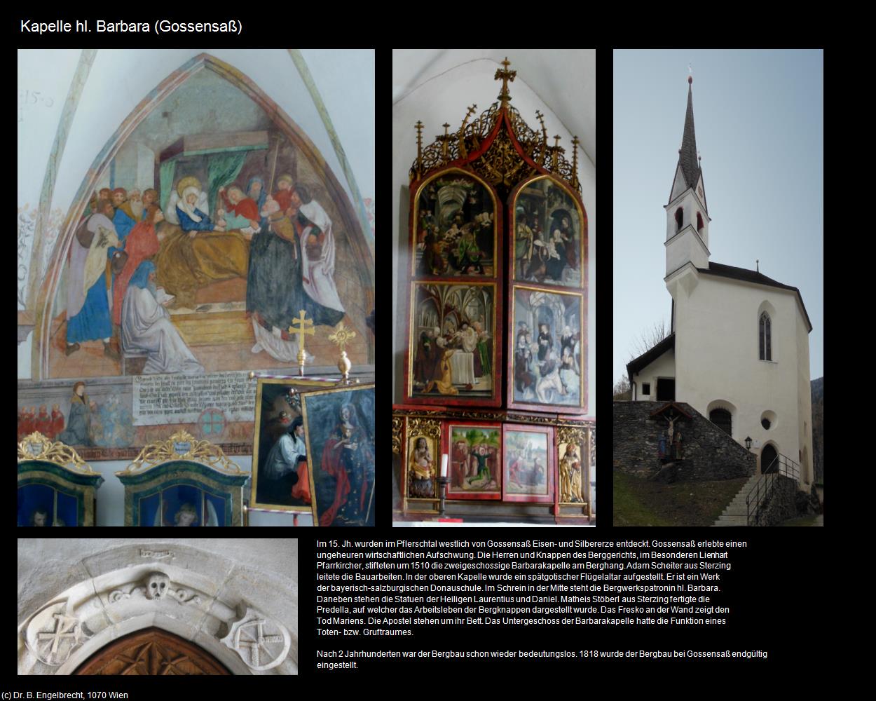 Kapelle hl. Barbara (Gossensaß/Colle Isarco) in Kulturatlas-SÜDTIROL