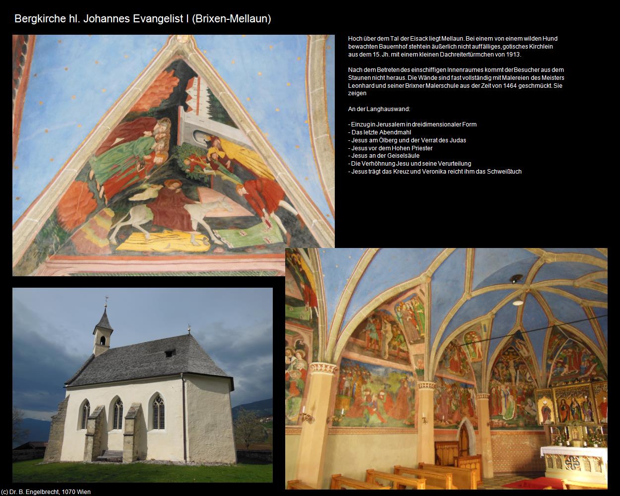 Bergkirche hl. Johannes Evangelist I (Mellaun) (Brixen/Bressanone) in Kulturatlas-SÜDTIROL