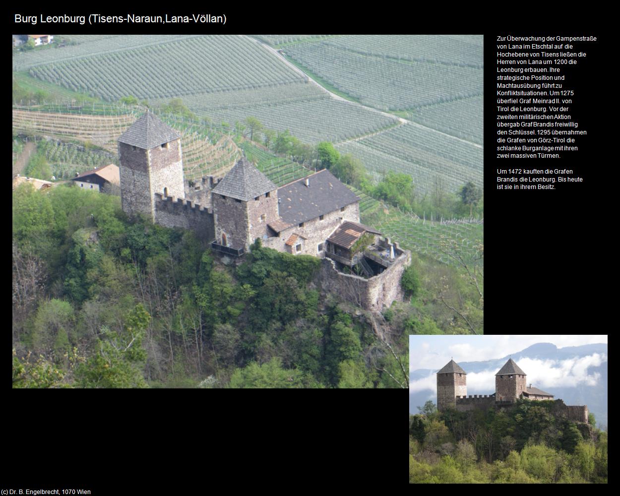 Burg Leonburg (Naraun) (Völlan) in Kulturatlas-SÜDTIROL