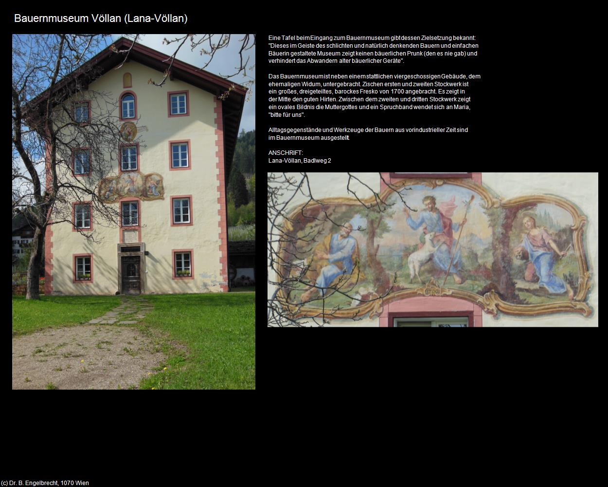 Bauernmuseum (Völlan) in Kulturatlas-SÜDTIROL