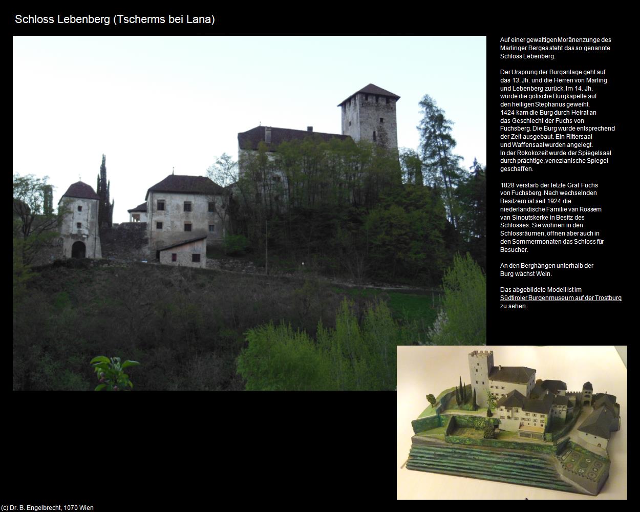 Schloss Lebenberg (Tscherms/Cermes) in Kulturatlas-SÜDTIROL(c)B.Engelbrecht