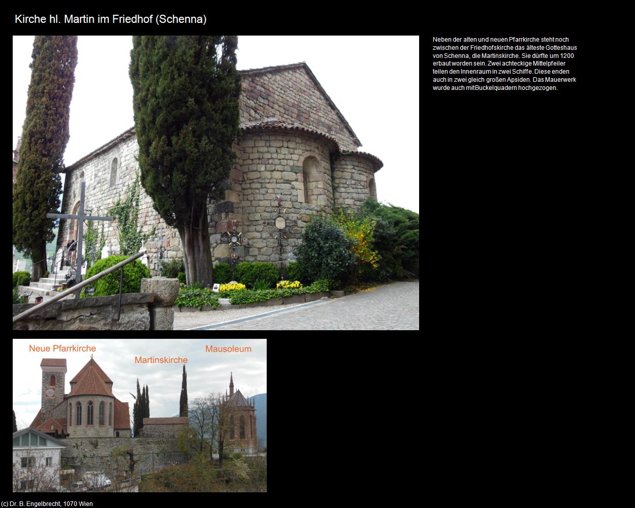 Kirche hl. Martin im Friedhof (Schenna/Scena) in Kulturatlas-SÜDTIROL