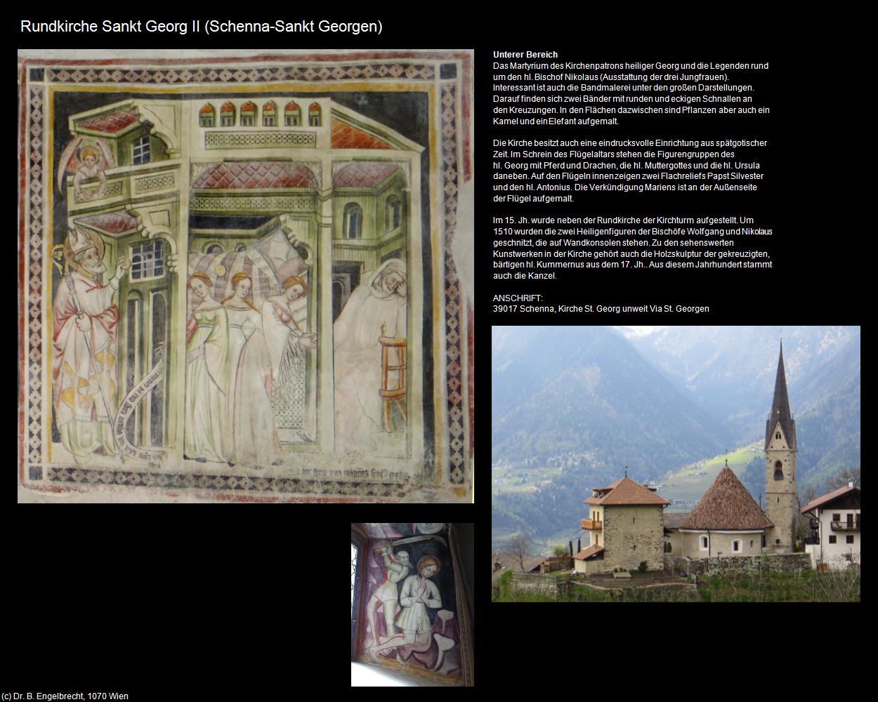 Rundkirche Sankt Georg II (Sankt Georgen) (Schenna/Scena) in Kulturatlas-SÜDTIROL