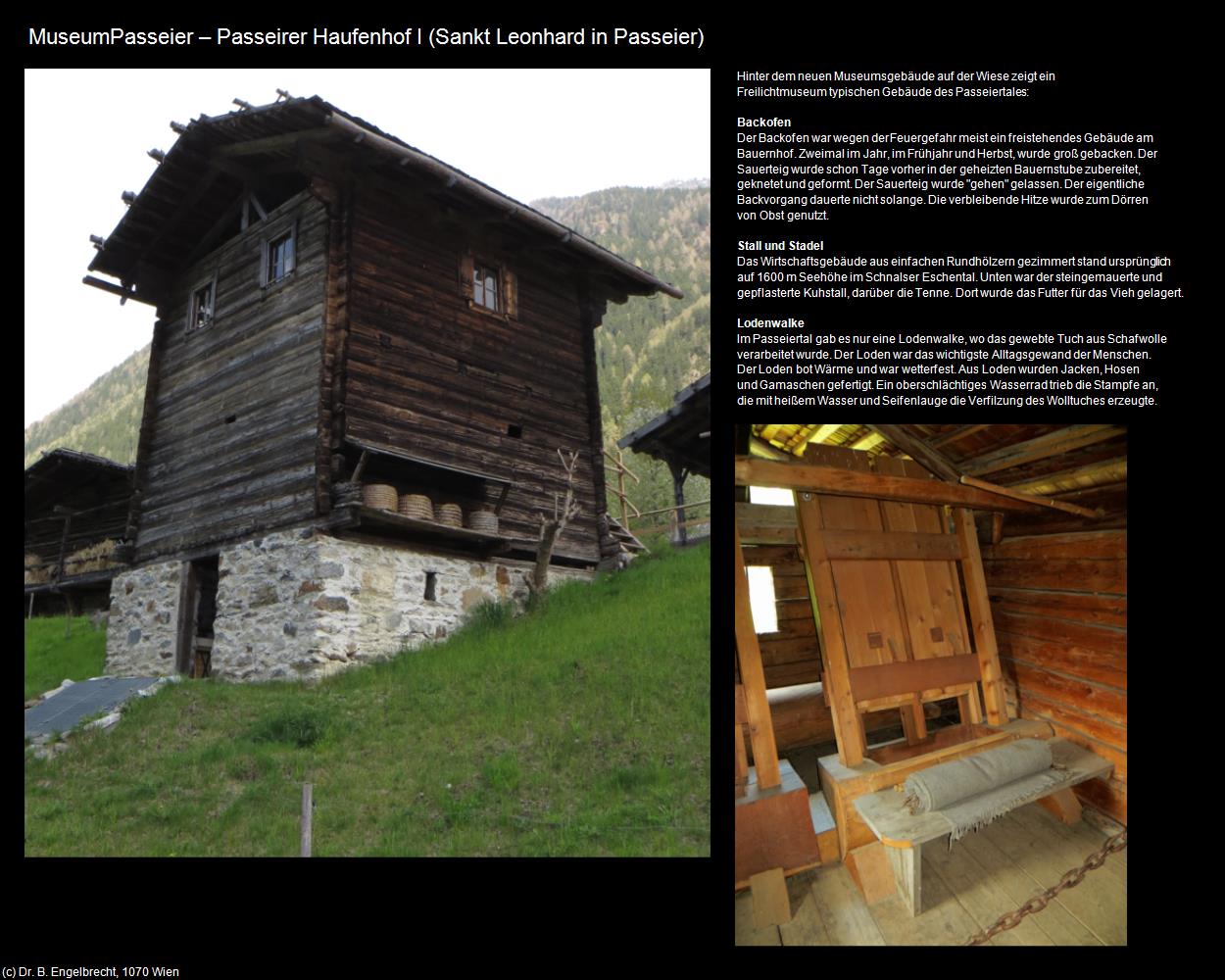 Freilichtmuseum I (Sankt Leonhard in Passeier/San Leonardo in Passiria) in Kulturatlas-SÜDTIROL