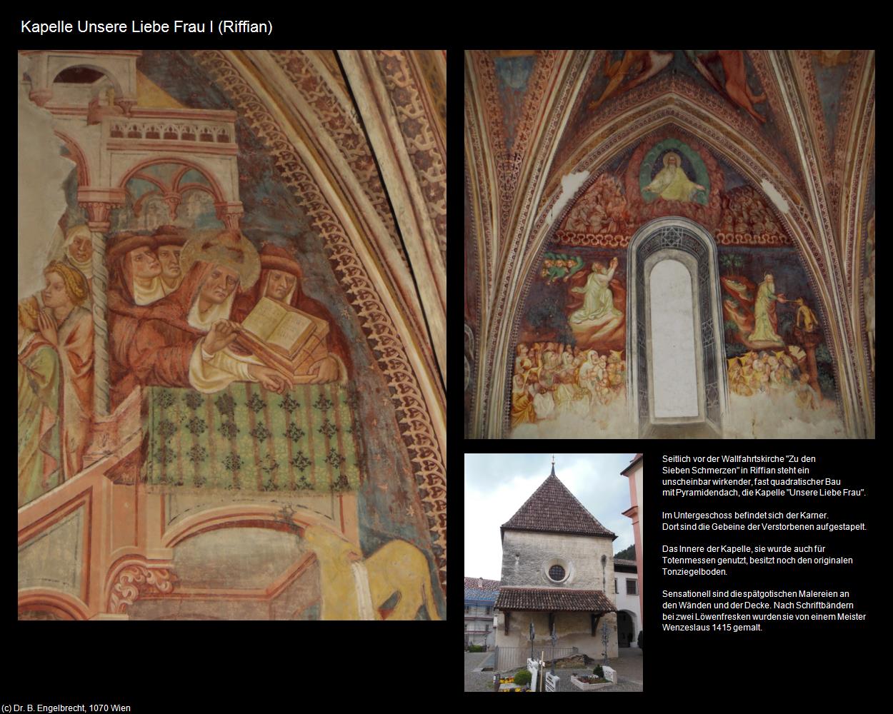 Kapelle Unsere Liebe Frau I  (Riffian/Rifiano) in Kulturatlas-SÜDTIROL