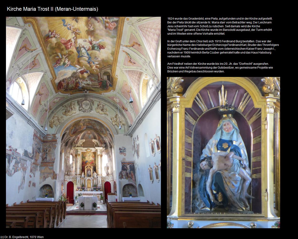 Kirche Maria Trost II (Untermais)    (Meran/Merano) in Kulturatlas-SÜDTIROL