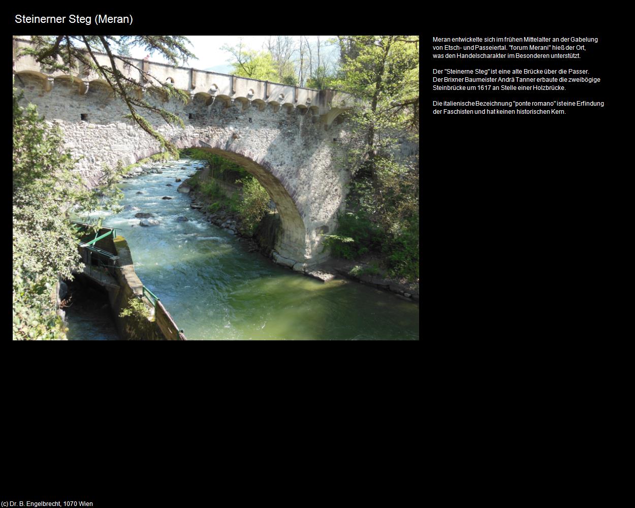 Steinerner Steg (Meran/Merano) in Kulturatlas-SÜDTIROL