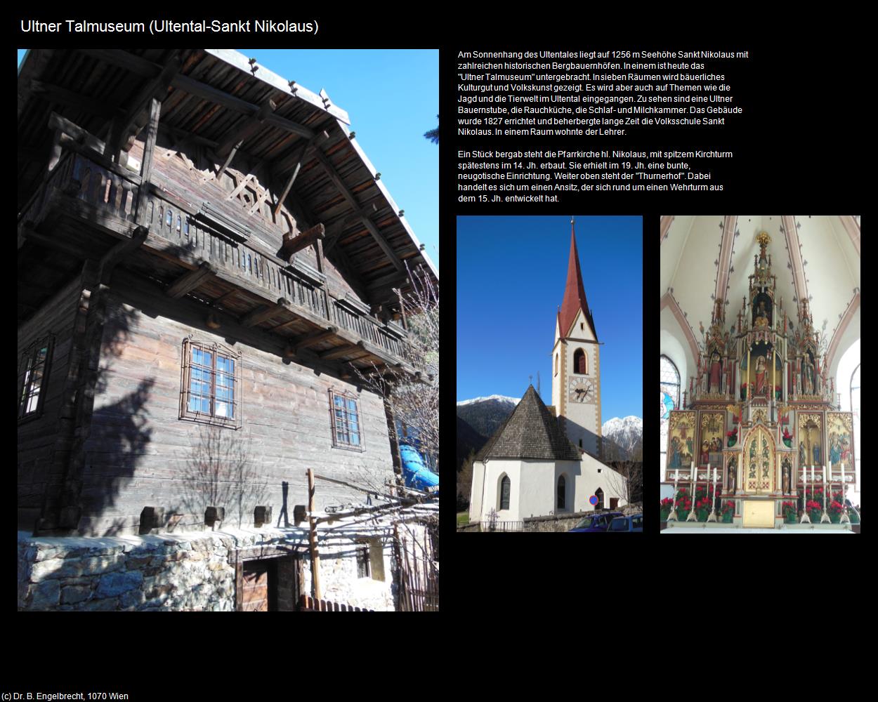 Ultner Talmuseum (Sankt Nikolaus) (Ultental/Valdultimo) in Kulturatlas-SÜDTIROL