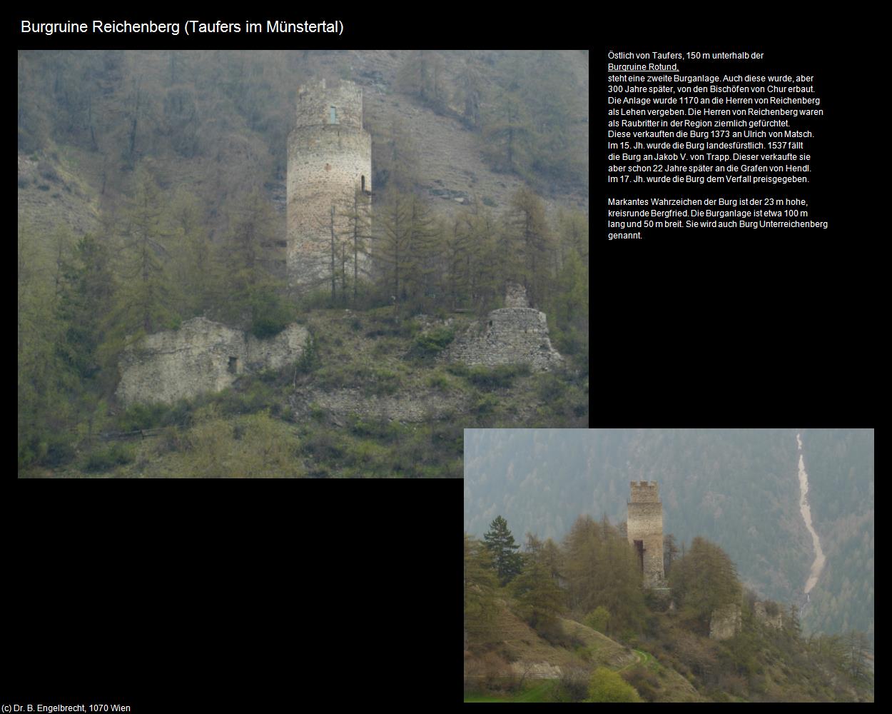 Burgruine Reichenberg  (Taufers im Münstertal/Tubre) in Kulturatlas-SÜDTIROL(c)B.Engelbrecht