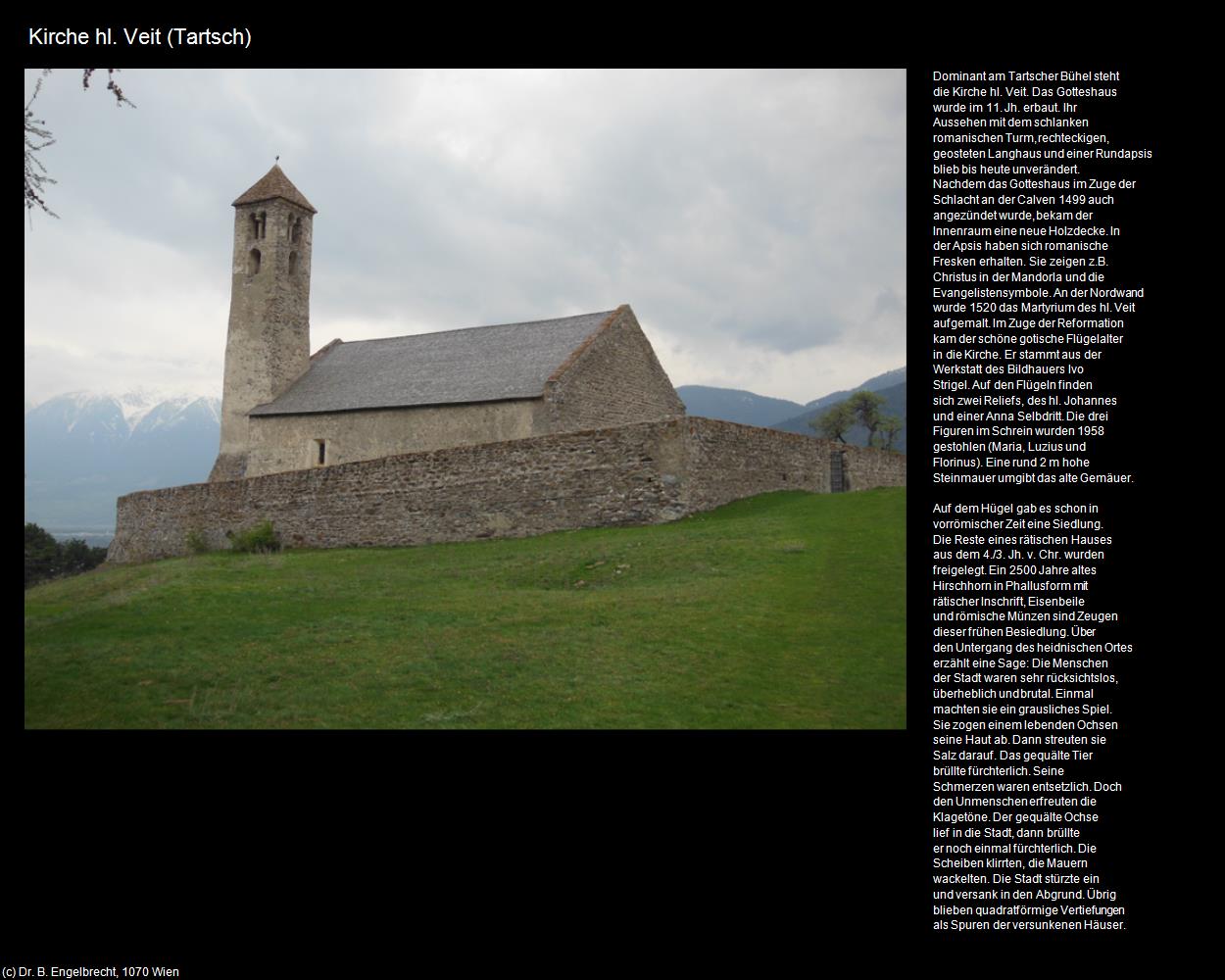 Kirche hl. Veit (Tartsch bei Mals/Tarces) in Kulturatlas-SÜDTIROL