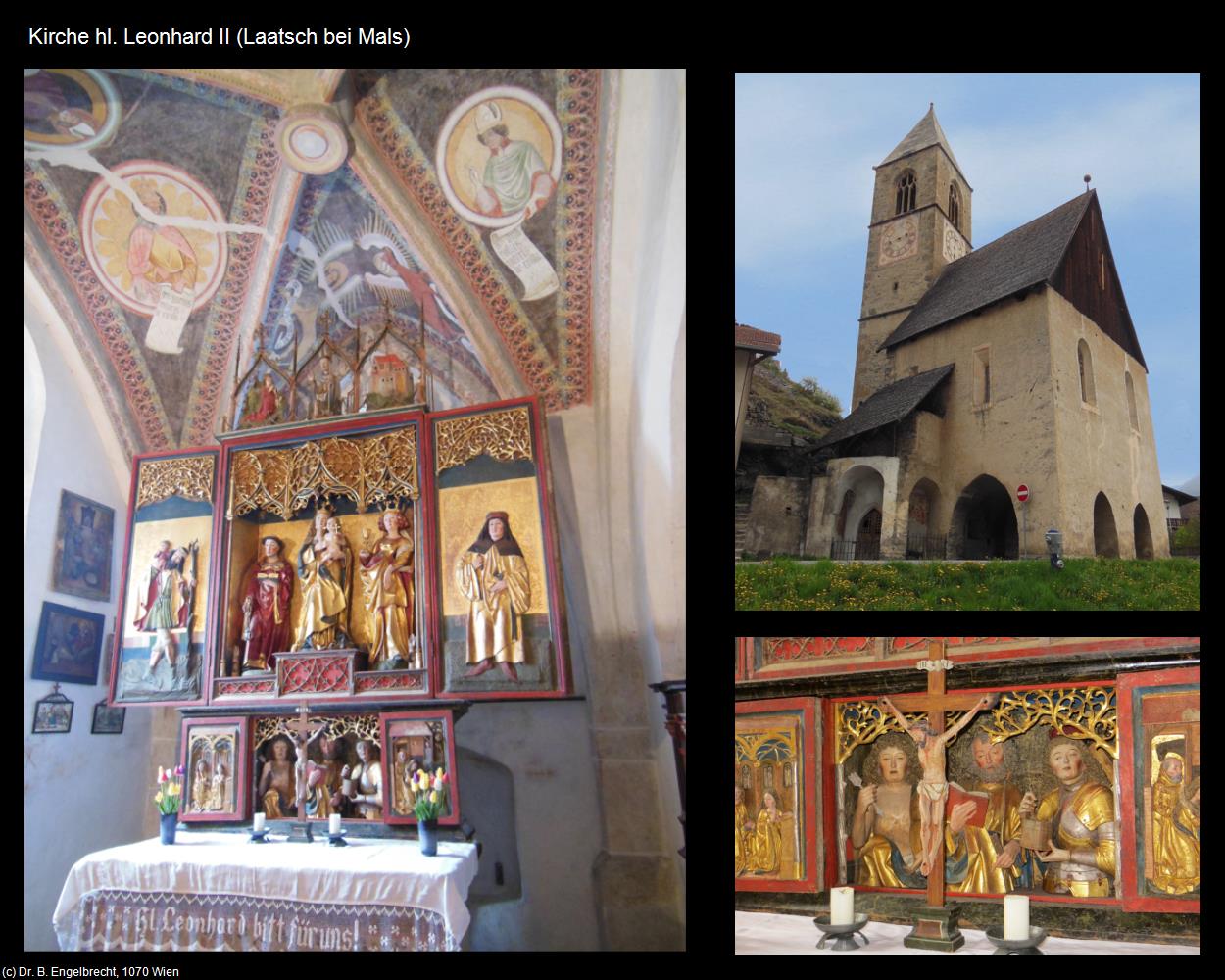 Kirche hl. Leonhard II (Laatsch bei Mals/Laudes) in Kulturatlas-SÜDTIROL