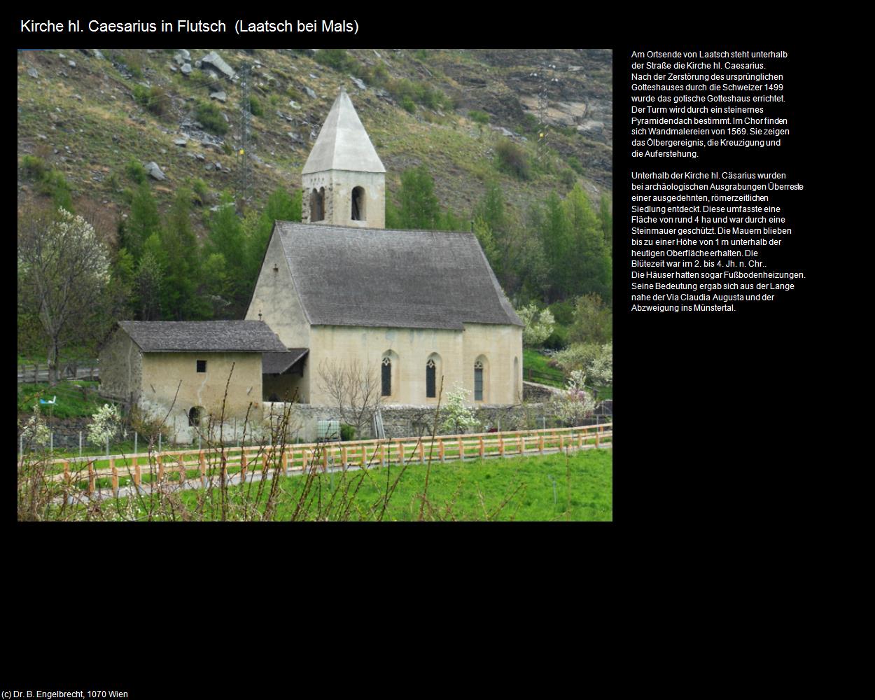 Kirche hl. Caesarius  (Laatsch bei Mals/Laudes) in Kulturatlas-SÜDTIROL