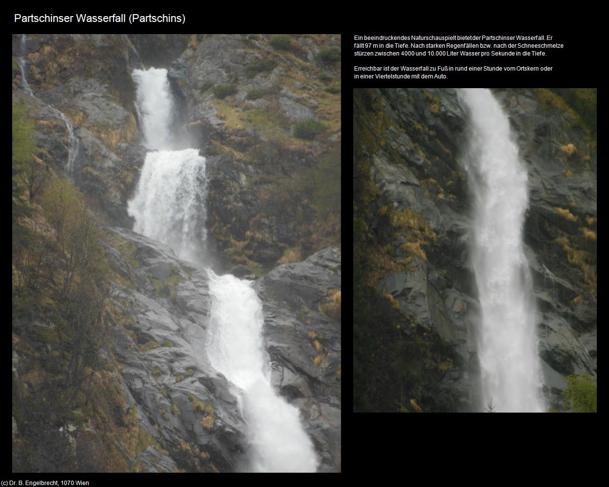 Wasserfall  (Partschins/Parcines) in Kulturatlas-SÜDTIROL