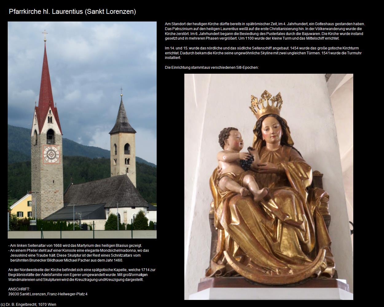 Pfk. hl. Laurentius (Sankt Lorenzen) in Kulturatlas-SÜDTIROL