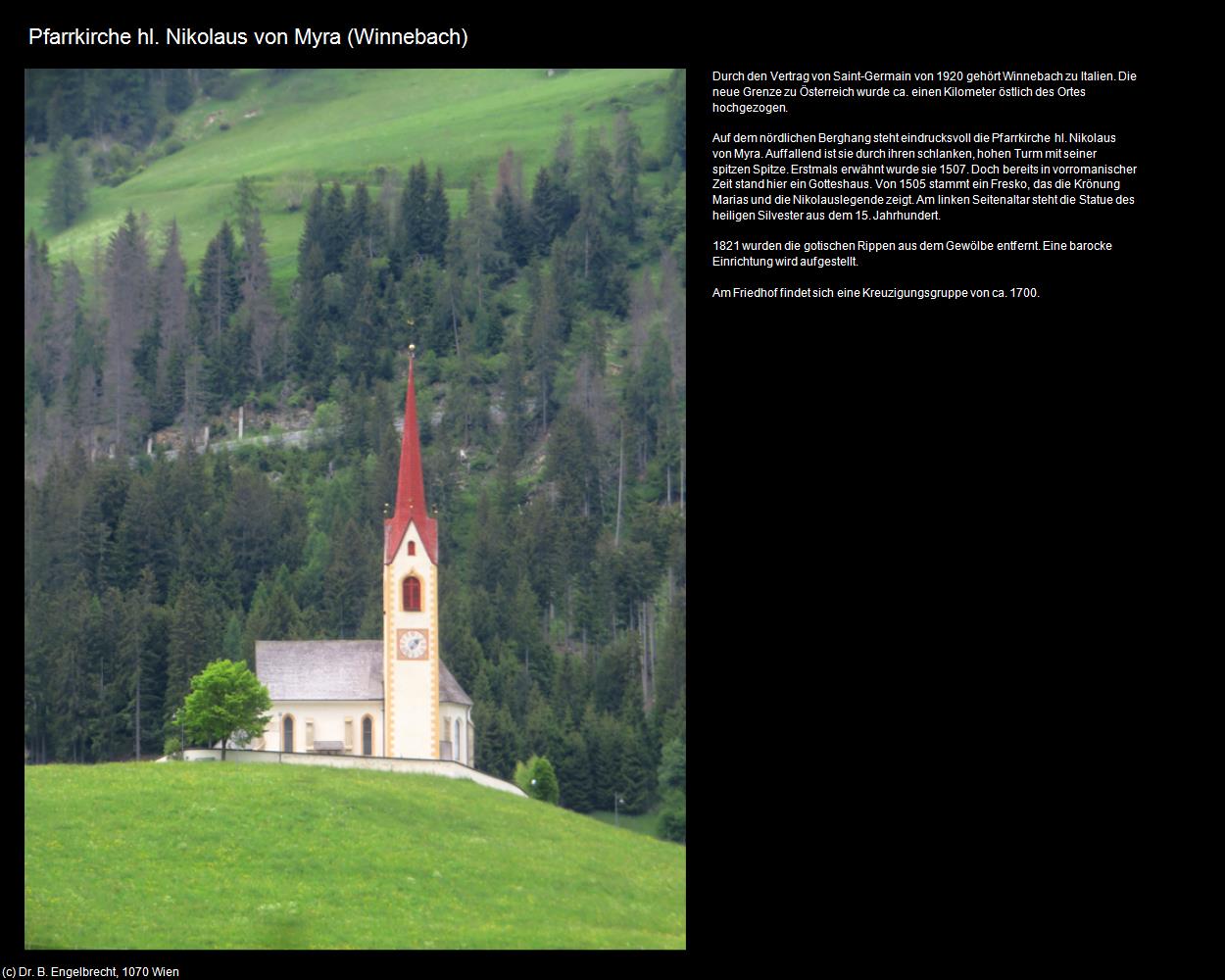 Pfk. hl. Nikolaus von Myra (Winnebach) (Innichen/San Candido) in Kulturatlas-SÜDTIROL