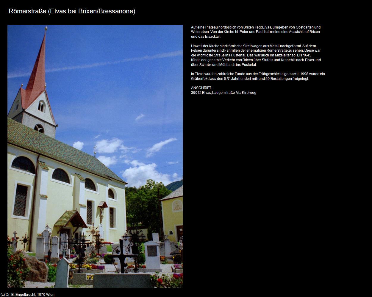 Römerstraße (Elvas) (Brixen/Bressanone) in Kulturatlas-SÜDTIROL