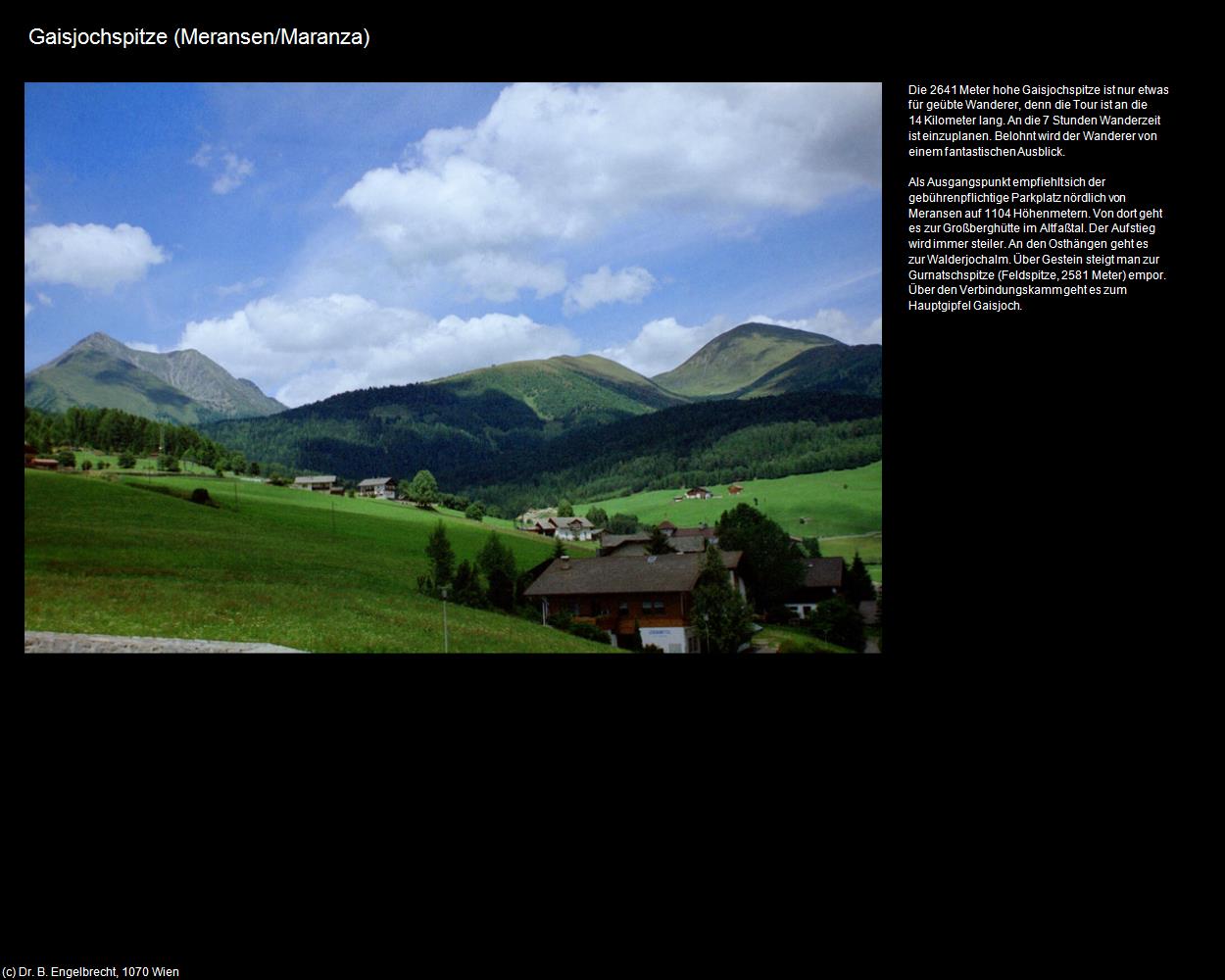 Gaisjochspitze (Meransen/Maranza) in Kulturatlas-SÜDTIROL