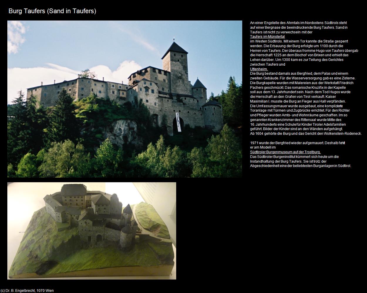 Burg Taufers (Sand in Taufers) in Kulturatlas-SÜDTIROL(c)B.Engelbrecht