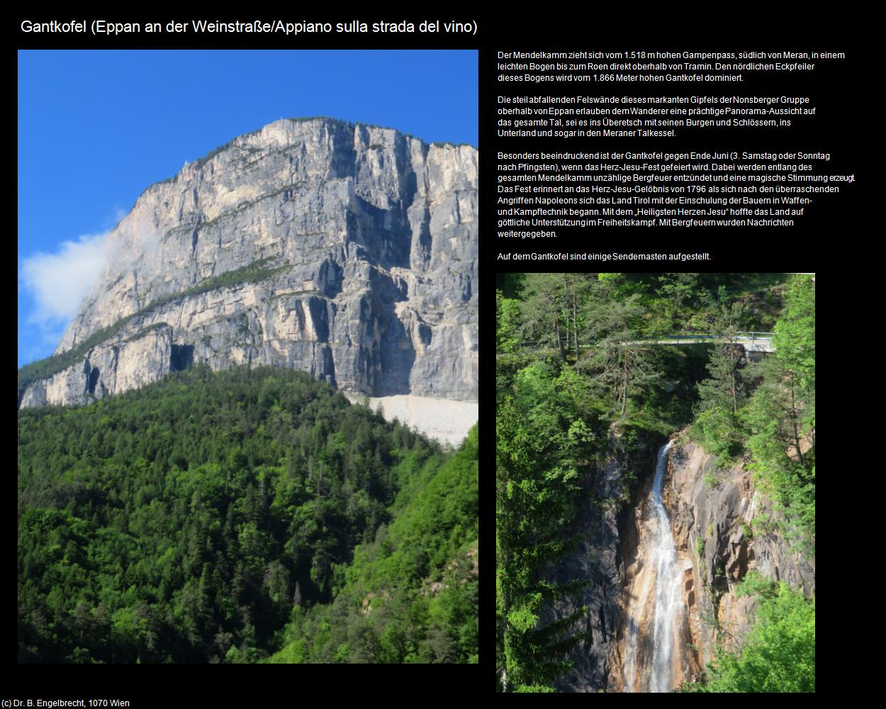 Gantkofel (Eppan an der Weinstraße/Appiano sulla strada del vino) in Kulturatlas-SÜDTIROL