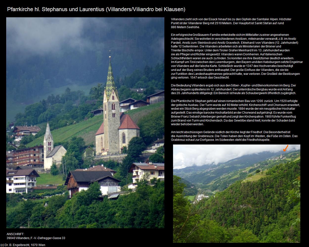 Pfk. hl. Stephanus u. Laurentius (Villanders/Viliandro bei Klausen) in Kulturatlas-SÜDTIROL