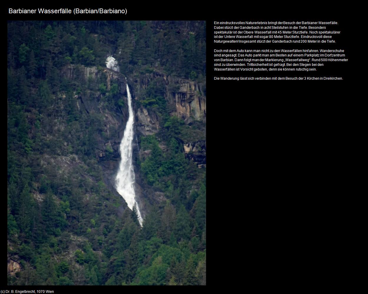 Barbianer Wasserfälle (Barbian/Barbiano) in Kulturatlas-SÜDTIROL