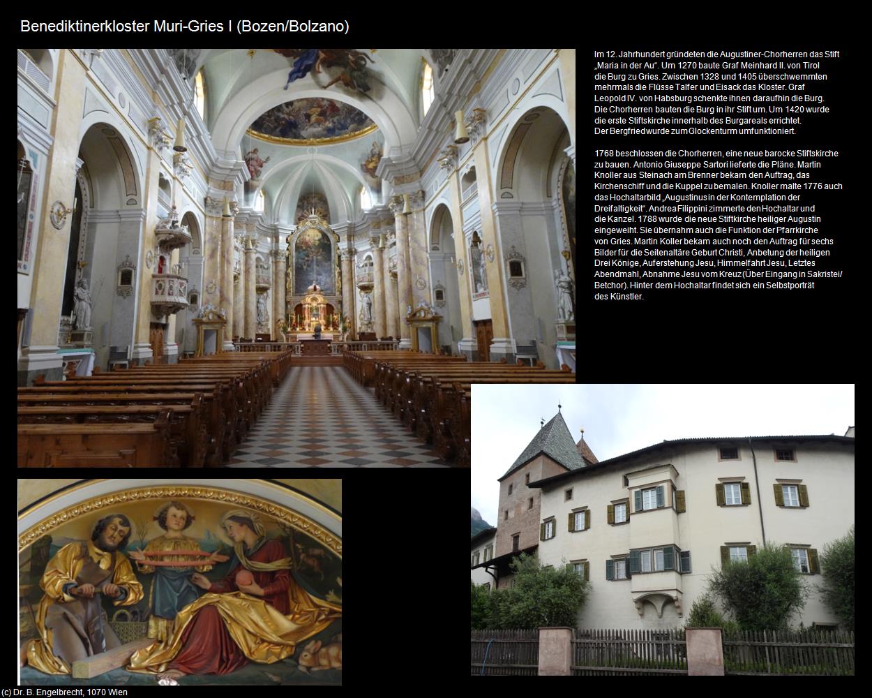 Benediktinerkloster Muri-Gries I (Gries) (Bozen/Bolzano) in Kulturatlas-SÜDTIROL