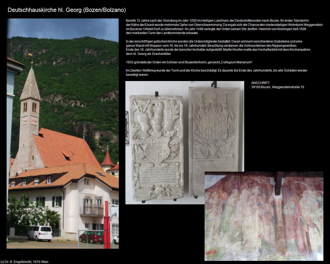 Deutschhauskirche hl. Georg (Bozen/Bolzano) in Kulturatlas-SÜDTIROL