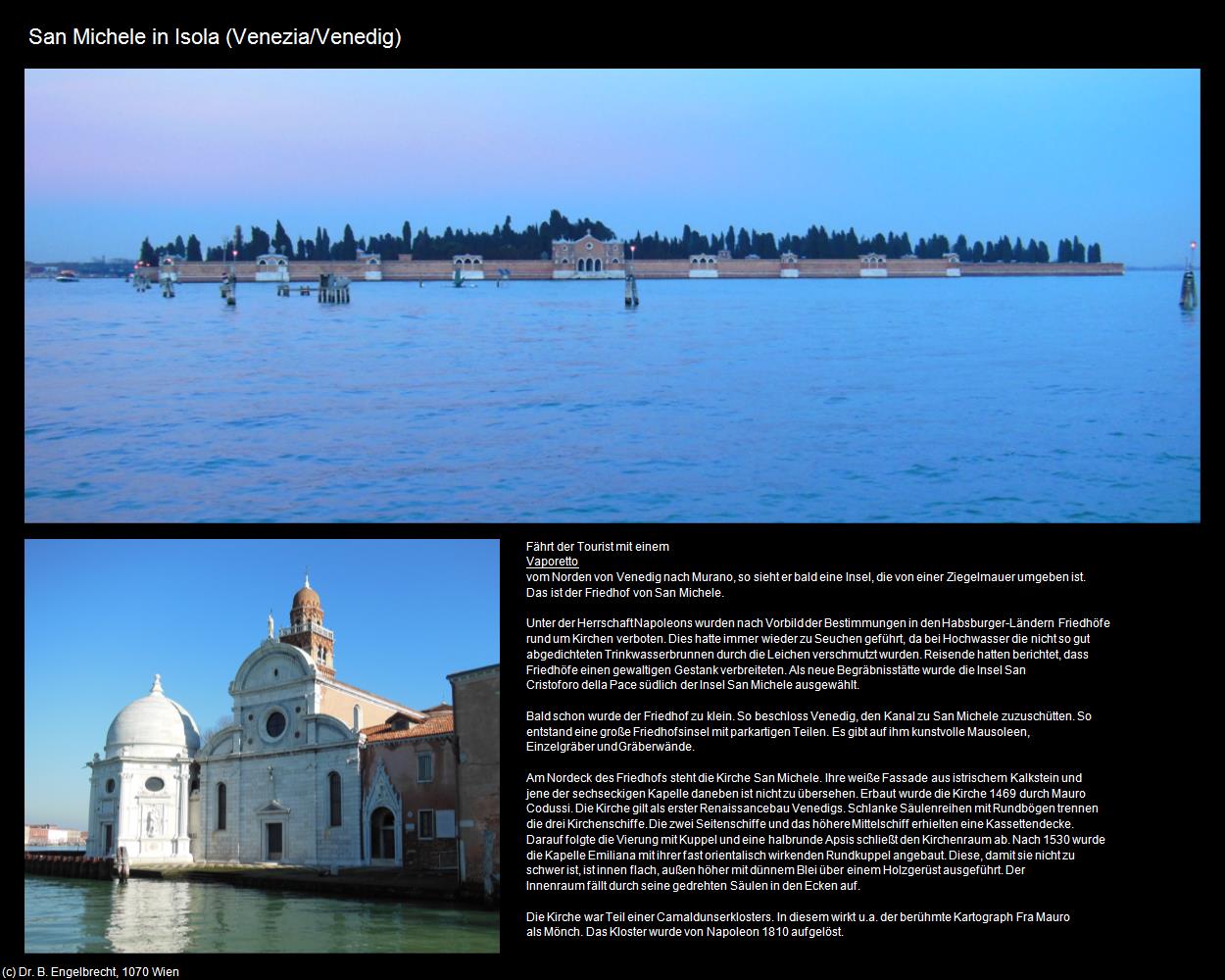 San Michele in Isola (San Michele) (Venedig/Venezia) in Kulturatlas-VENEDIG(c)B.Engelbrecht